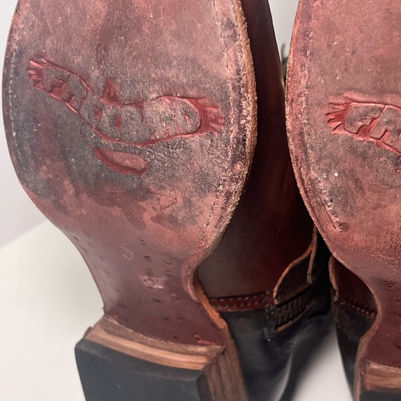 Freebird Boots - Rylan - Cognac Multi - Size 8 - Tall Lace Up Leather Boots - Picture 11 of 16